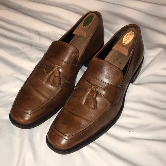 Johnston & Murphy Slip On Dress Shoe Brown Leather main image 4